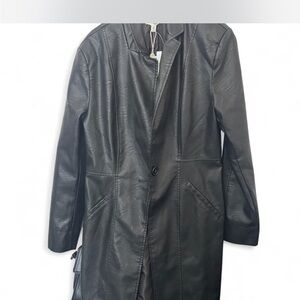 Max Studio Black Leather Jacket